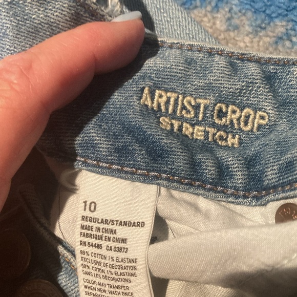 American Eagle crop Size 10 - Picture 4 of 4